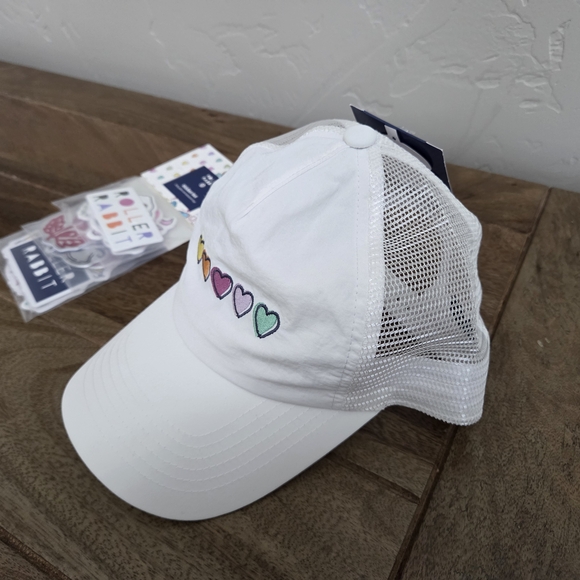 Roller Rabbit x Target Set - Disco Hearts Hat & Sticker Set - Picture 6 of 9